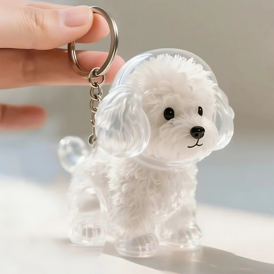 Nøglering med Hundedesign | 3-pak Mindesmærke