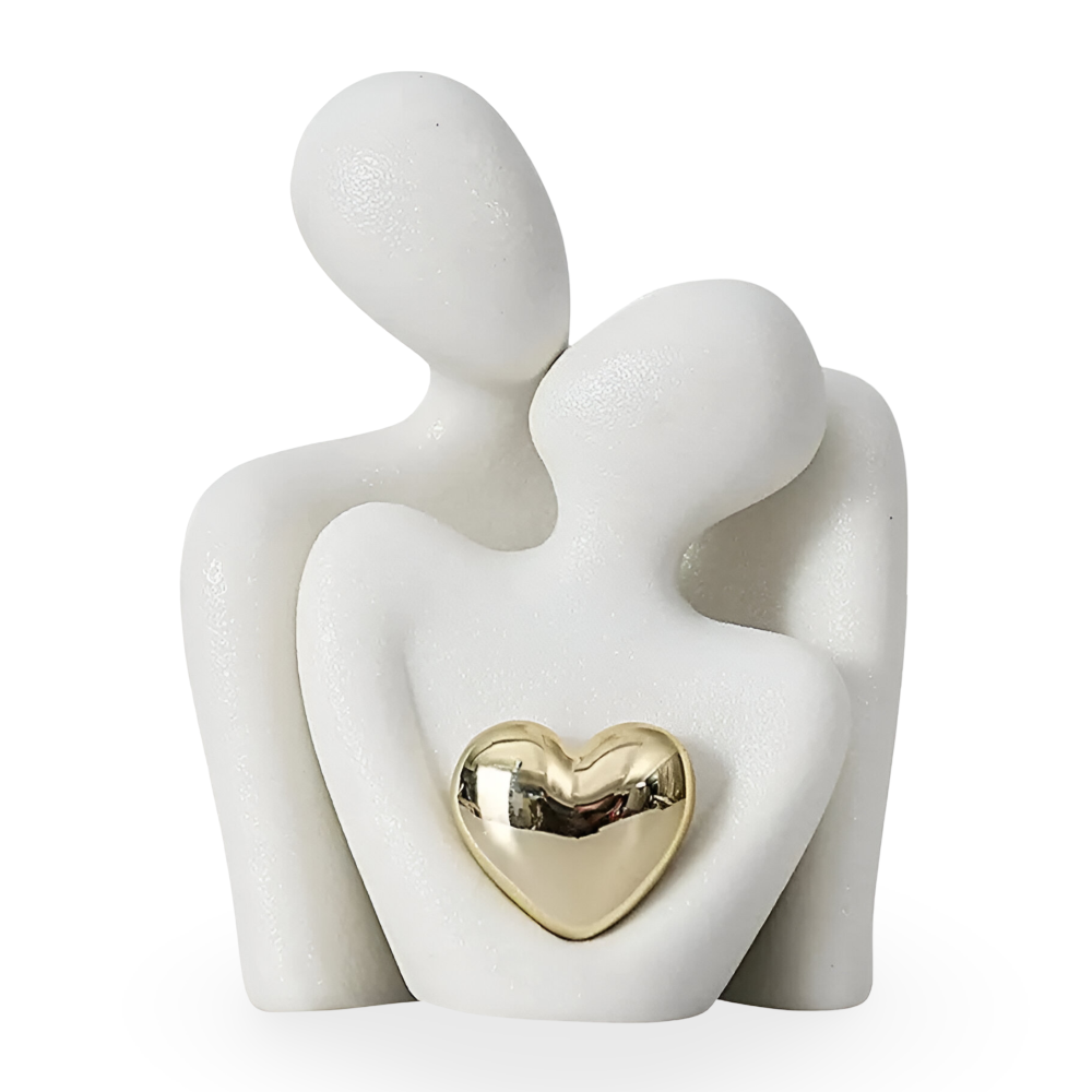 Minimalistisk parfigur med glat overflade