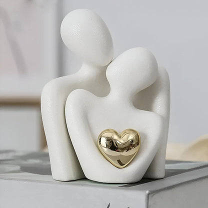 Minimalistisk parfigur med glat overflade