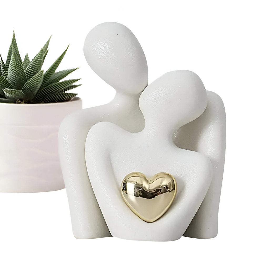Minimalistisk parfigur med glat overflade