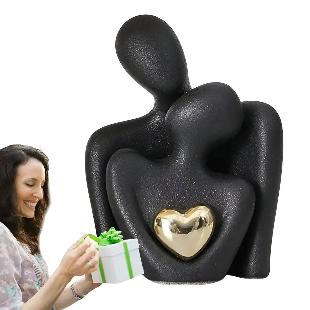Minimalistisk parfigur med glat overflade