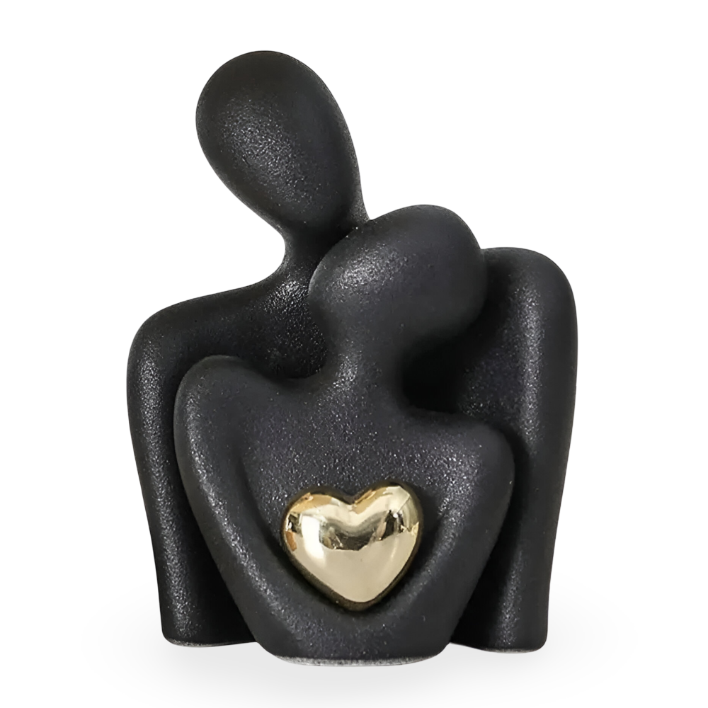 Minimalistisk parfigur med glat overflade