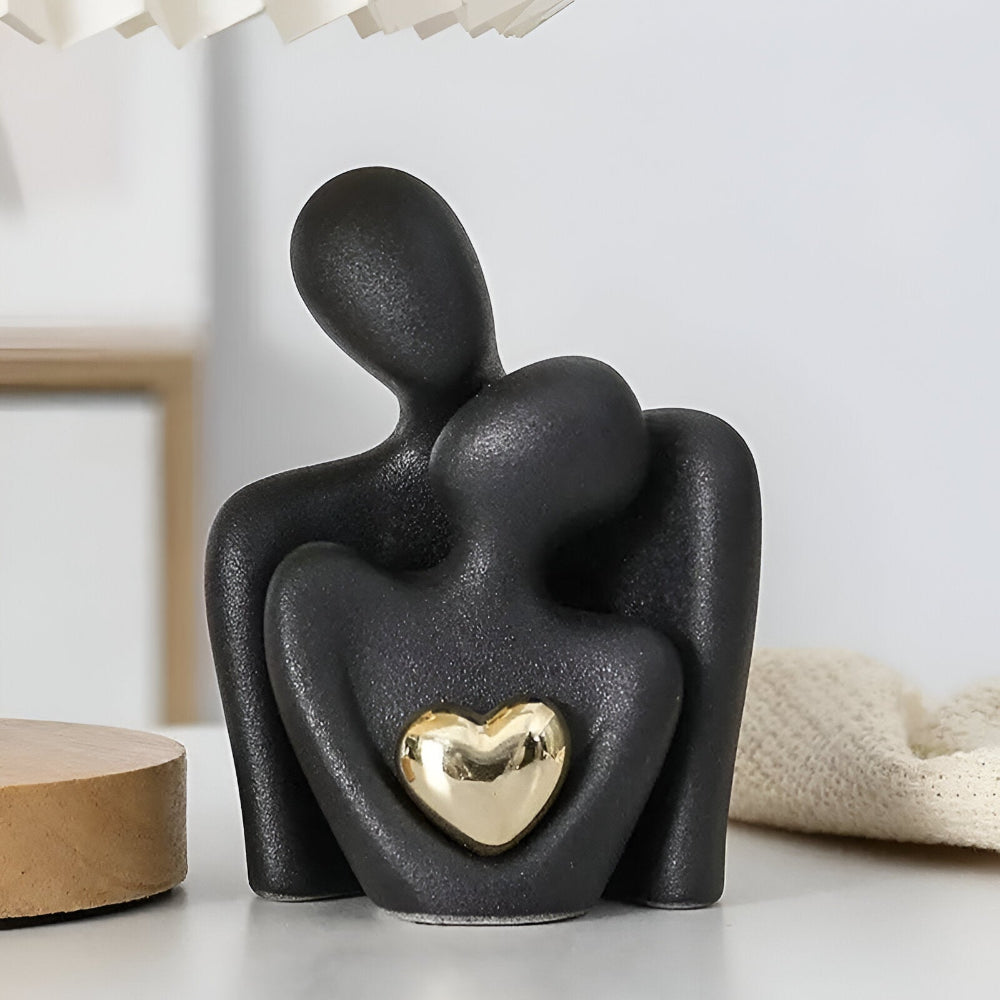 Minimalistisk parfigur med glat overflade