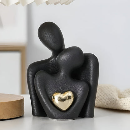 Minimalistisk parfigur med glat overflade