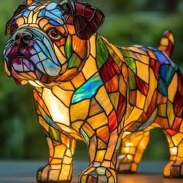 USB-natlampe med kæledyrsmotiv og varmt lys