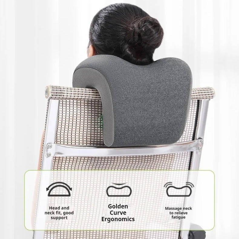 Ergonomisk nakkestøttepude til stol eller sæde