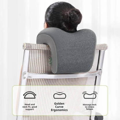 Ergonomisk nakkestøttepude til stol eller sæde