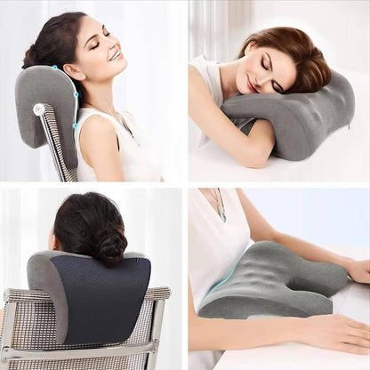 Ergonomisk nakkestøttepude til stol eller sæde