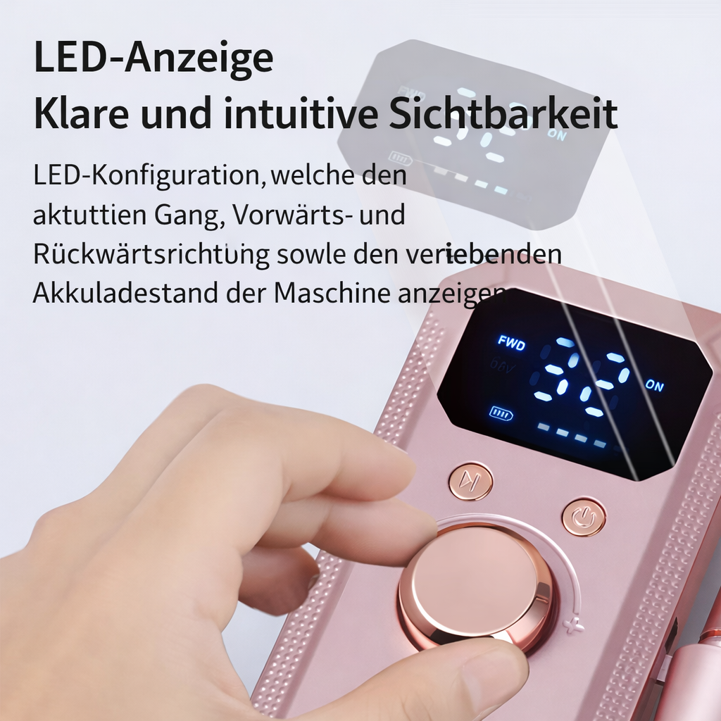 Elektrisk neglefræser til manicure og pedicure