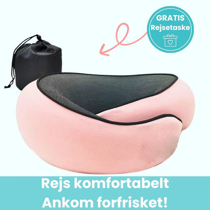 Ergonomisk rejsenakkepude med nakkestøtte