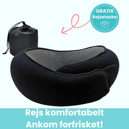 Ergonomisk rejsenakkepude med nakkestøtte