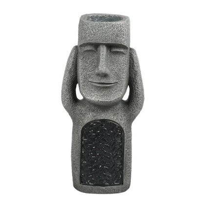 Havefigur og urtepotte i harpiks med Påskeø-motiv – 3 varianter