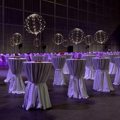 Genanvendelige LED-balloner til festdekoration