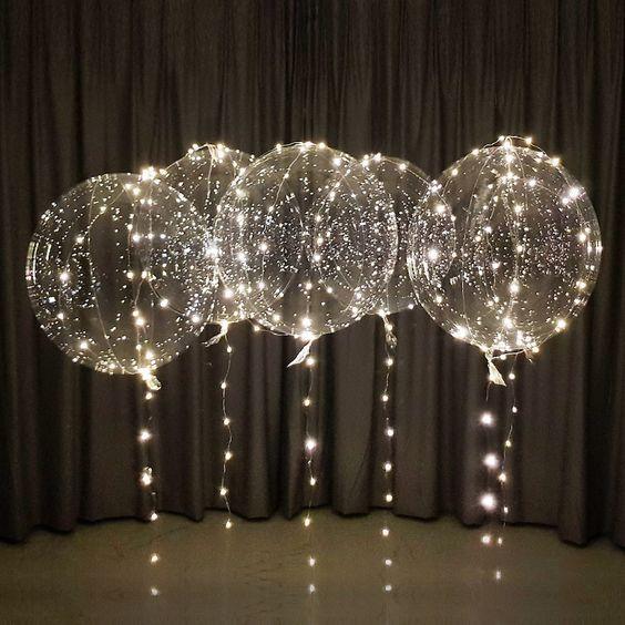 Genanvendelige LED-balloner til festdekoration