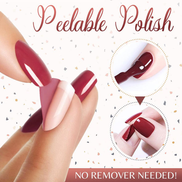 Aftagelig neglelak til manicure