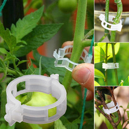 Genanvendelige plantestøtteklemmer i plast – 1 tomme