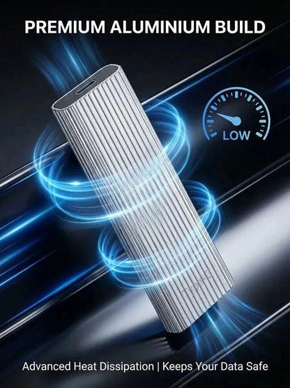 Bærbar mini-SSD til ekstern lagring – tilslut og brug