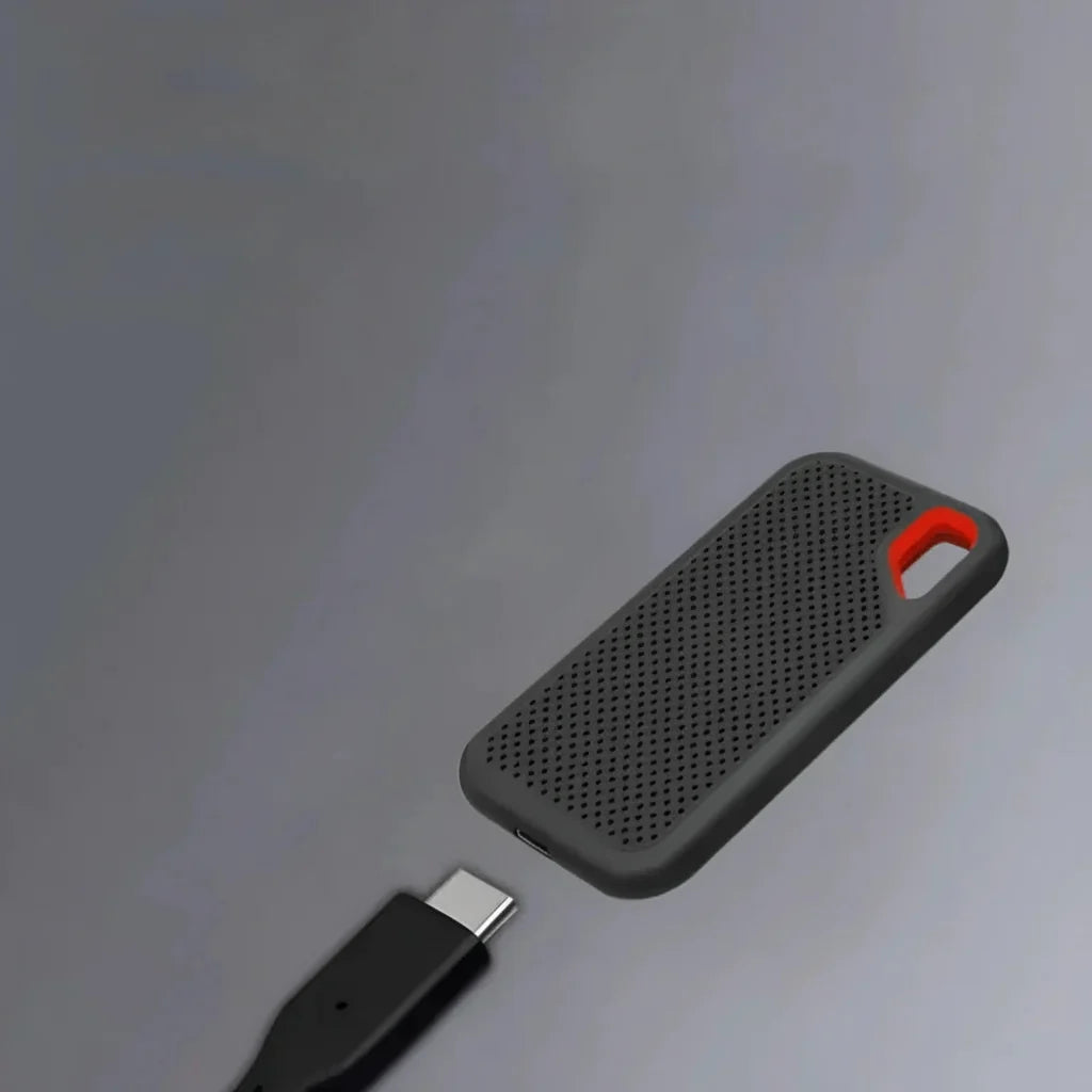 Bærbar ekstern SSD til hurtig datalagring