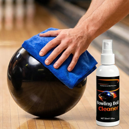 Rengøringssæt til bowlingkugle – 50 ml med klud