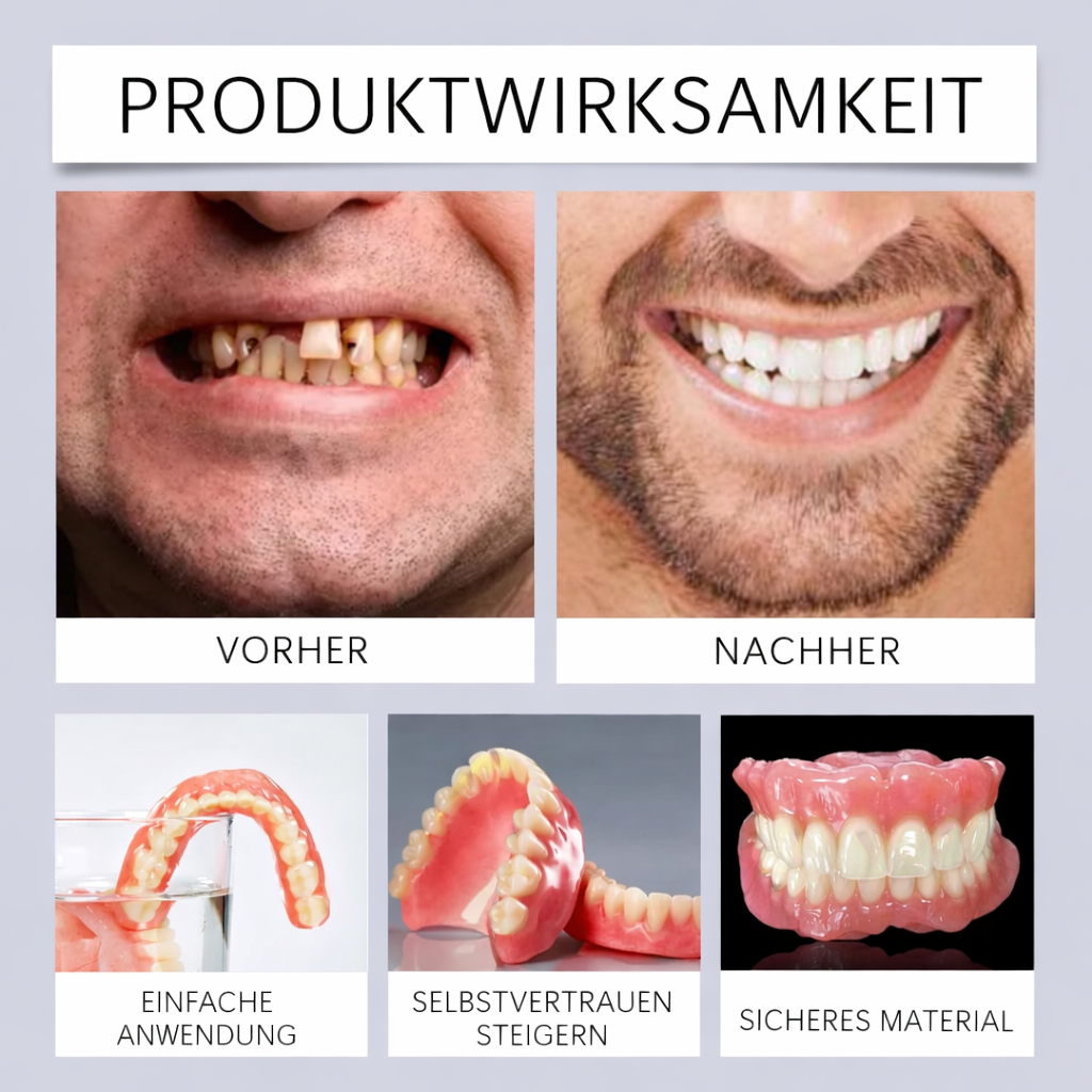 Silikonepude til tandprotese – skridsikker