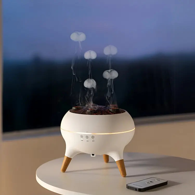Vandmandsformet aromadiffuser med LED og luftbefugtning