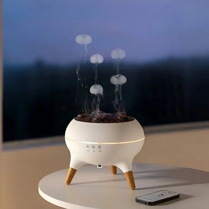 Vandmandsformet aromadiffuser med LED og luftbefugtning