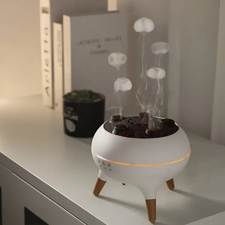 Vandmandsformet aromadiffuser med LED og luftbefugtning