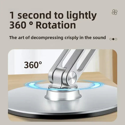 Genopladelig miniventilator i aluminium med 3 hastigheder