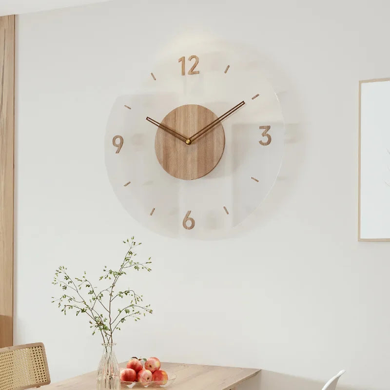 Støjsvagt vægur i træ – 30 eller 35 cm – billede 7