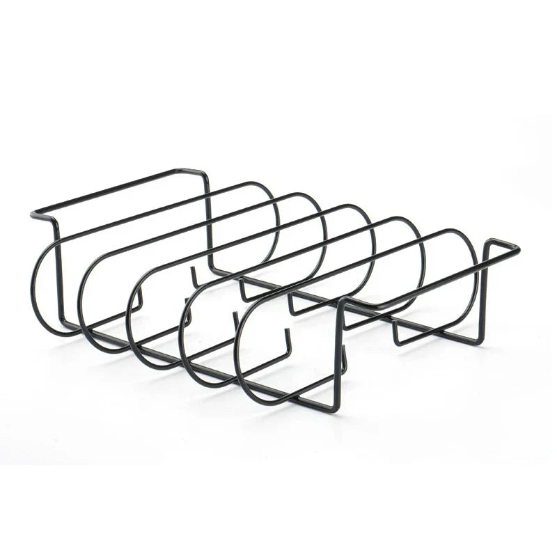 Grillstativ til spareribs med 4 pladser – 31 × 25,5 × 8 cm
