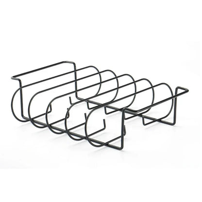 Grillstativ til spareribs med 4 pladser – 31 × 25,5 × 8 cm