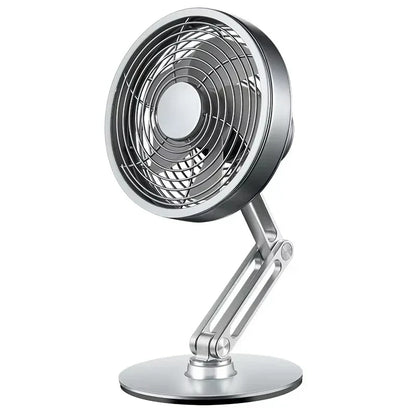 Genopladelig miniventilator i aluminium med 3 hastigheder