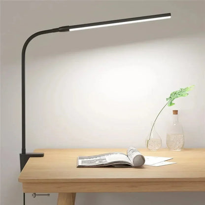 Dobbelt LED-skrivebordslampe med dæmpning og USB