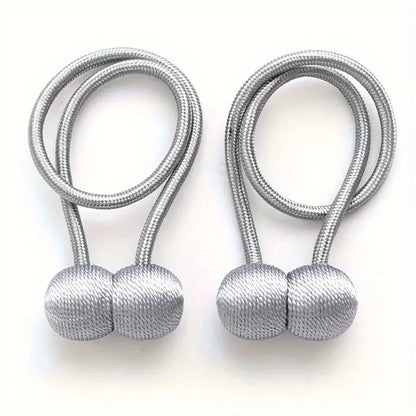 Magnetiske gardinholdere med snor – 2 stk.
