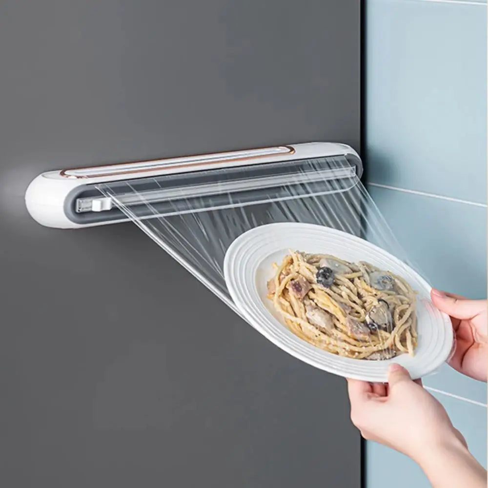Magnetisk foliedispenser med skydeskærer