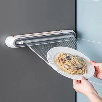 Magnetisk foliedispenser med skydeskærer