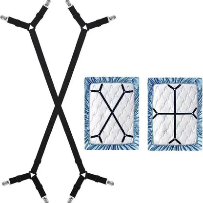 Justerbare lagenstropper med metalklemmer – 2 stk.