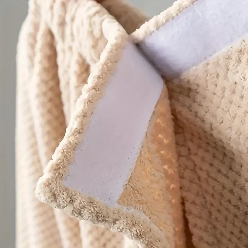 Håndklædesæt i mikrofiber med krops- og hårvikle – 2 dele