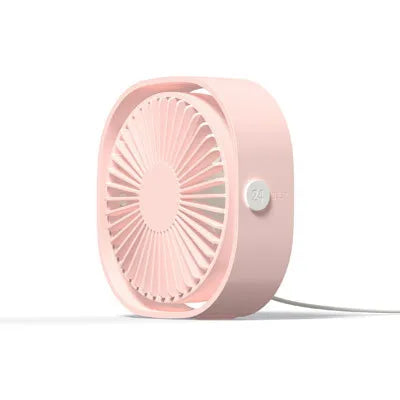 USB-bordventilator med 3 hastigheder – 12,3 × 12,3 × 5 cm