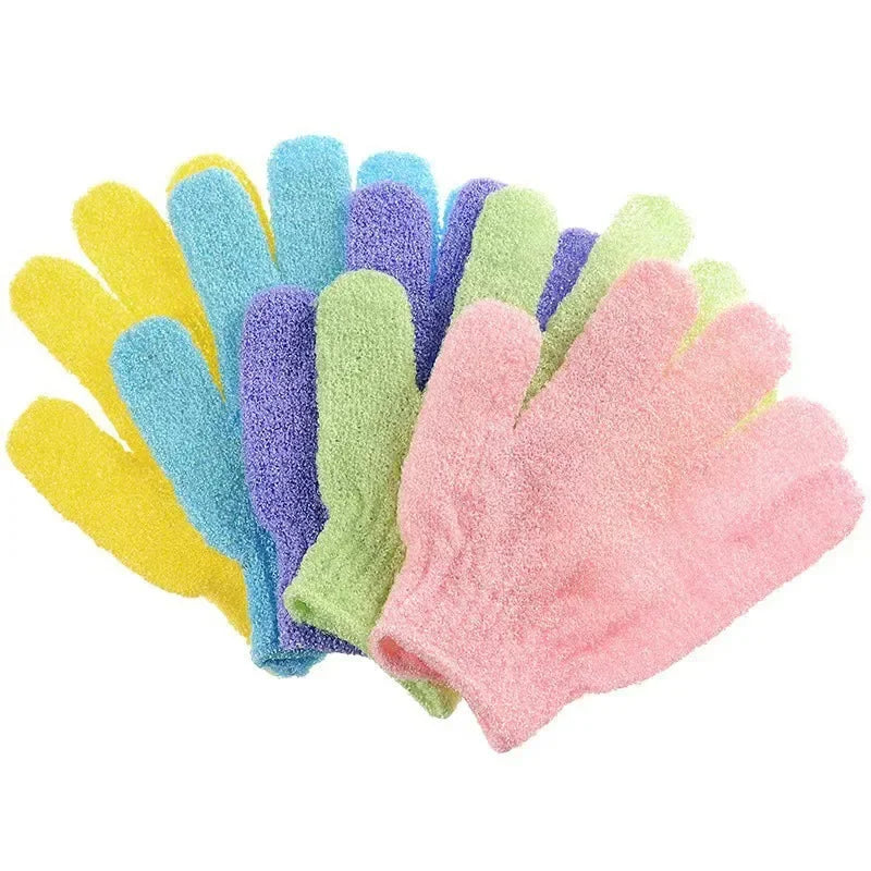 Eksfolierende badehandsker – 2 par