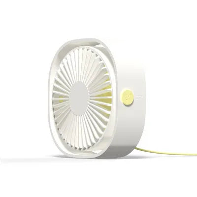 USB-bordventilator med 3 hastigheder – 12,3 × 12,3 × 5 cm