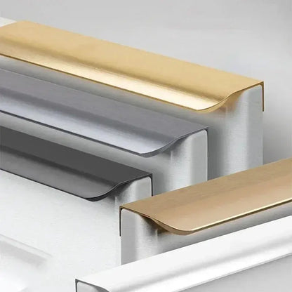 Skjult kantgreb i aluminium til skab og skuffe – 500 mm