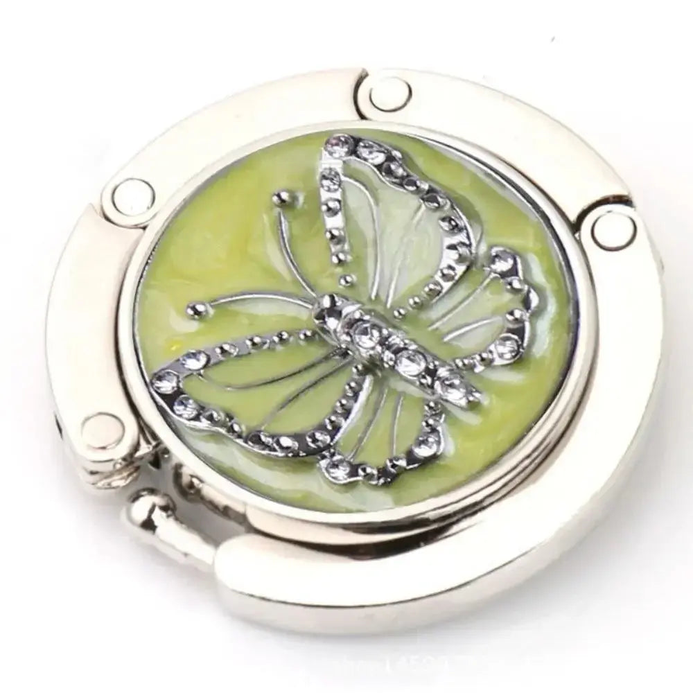 Foldbar taskekrog med sommerfuglemotiv