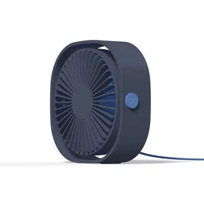 USB-bordventilator med 3 hastigheder – 12,3 × 12,3 × 5 cm