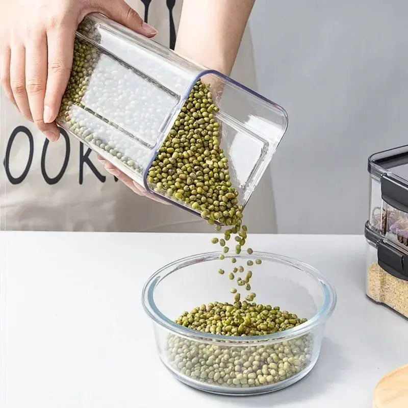 Stabelbar madbeholder i BPA-fri plast – 1 stk.