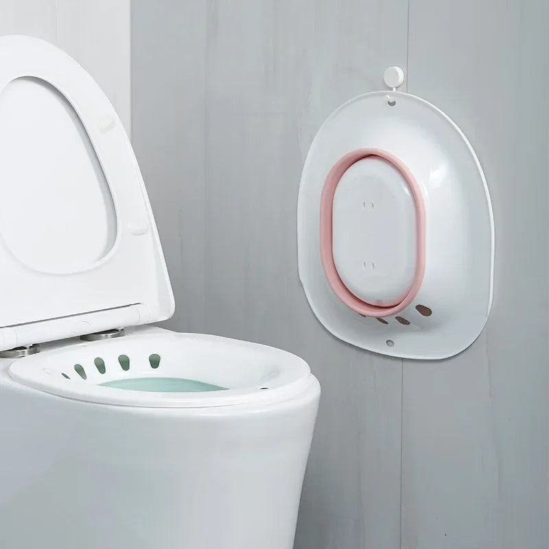 Sammenklappeligt Siddebad til Toilet for Gravide og Ældre