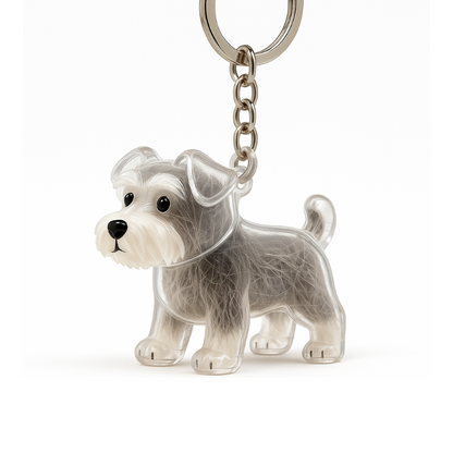 Nøglering med Hundedesign | 3-pak Mindesmærke