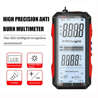 Digitalt multimeter med automatisk måleområde