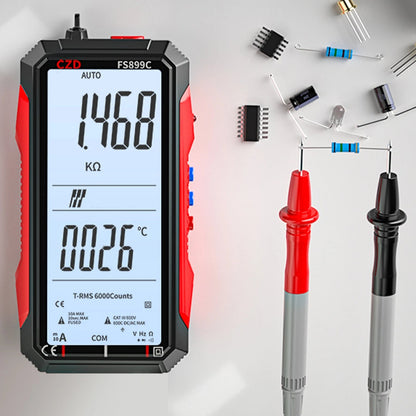 Digitalt multimeter med automatisk måleområde