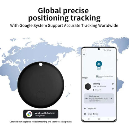 Kattetracker med reflekterende halsbånd til Android-netværk